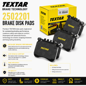 TEXTAR 2502201 Brakes, Brake Disk Pads