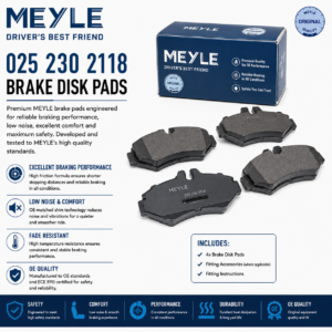 MEYLE 025 230 2118 Brakes, Brake Disk Pads