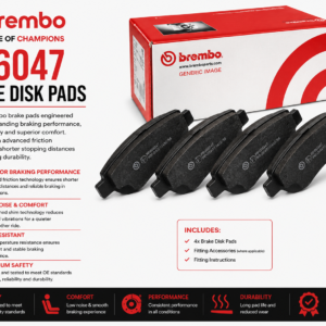 BREMBO P06047 Brakes, Brake Disk Pads