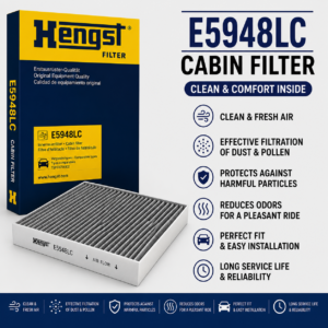 HENGST E5948LC FILTER– CABIN FILTER
