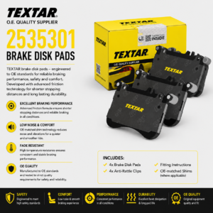 TEXTAR 2535301 Brakes, Brake Disk Pads