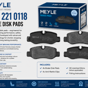 MEYLE 025 221 0118 Brakes, Brake Disk Pads
