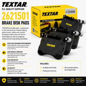 TEXTAR 2621501 Brakes, Brake Disk Pads