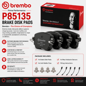 BREMBO P85135 Brakes, Brake Disk Pads