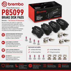 BREMBO P85099 Brakes, Brake Disk Pads