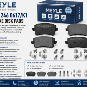 MEYLE 025 246 0617/K1 Brakes, Brake Disk Pads