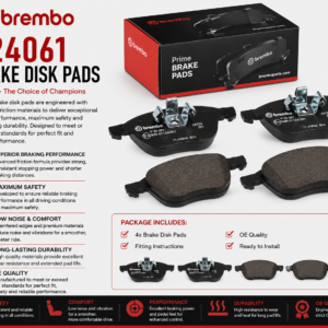 BREMBO P24061 Brakes, Brake Disk Pads
