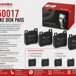 BREMBO P50017 Brakes, Brake Disk Pads