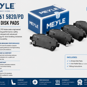 MEYLE 025 261 5820/PD Brakes, Brake Disk Pads