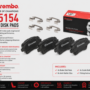 BREMBO P85154 Brakes, Brake Disk Pads