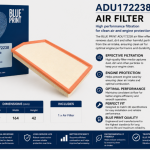 BLUE PRINT ADU172238 Filter, Air Filter