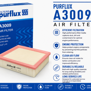 PURFLUX A3009 Filter, Air Filter