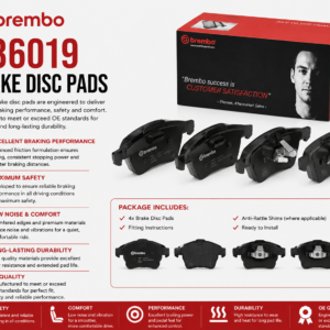 BREMBO P86019 Brakes, Brake Disk Pads