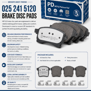 MEYLE 025 241 5120 Brakes, Brake Disk Pads