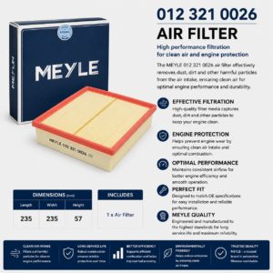 MEYLE 012 321 0026 Filter, Air Filter