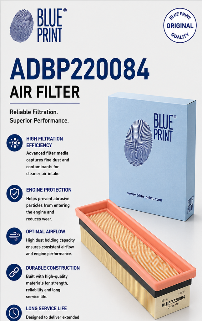 BLUE PRINT ADBP220084 Filter, Air Filter