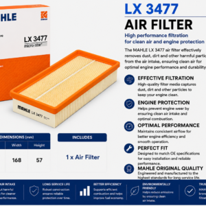 MAHLE LX 3477 Filter, Air Filter