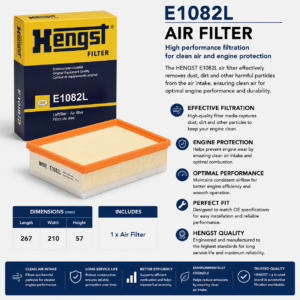 HENGST E1082L Filter, Air Filter