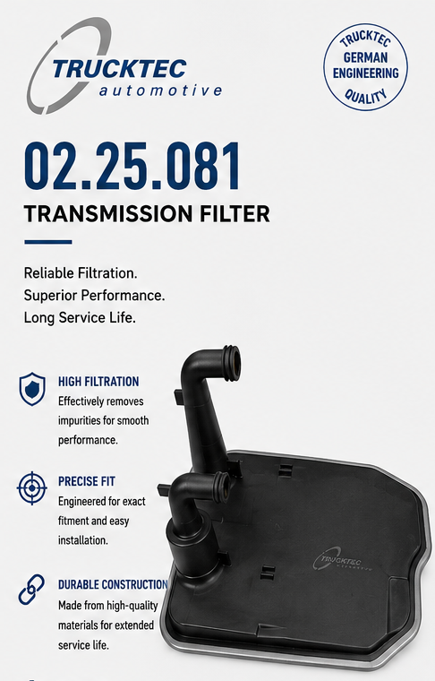 TRUCKTEC 02.25.081 Filter,Transmission Filter