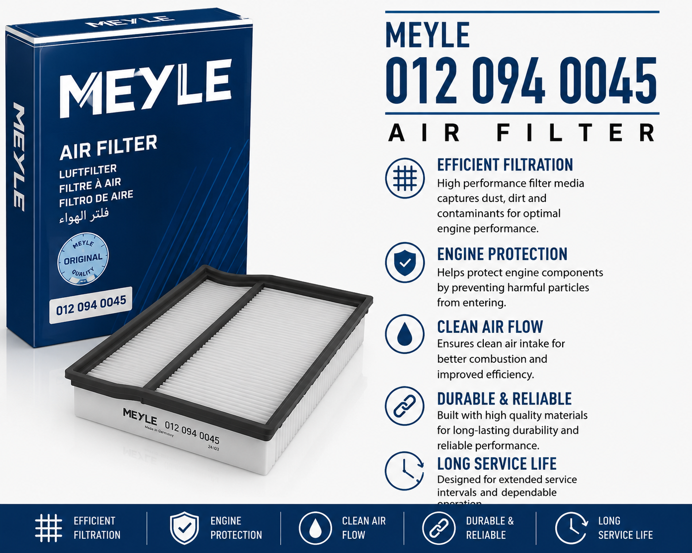 MAYLE 012 094 0045 Filter, Air Filter