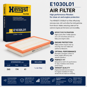 HENGST E1030L01 Filter, Air Filter