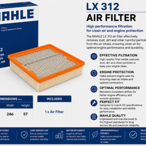MAHLE LX 312 Filter, Air Filter