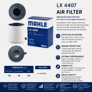 MAHLE LX 4407 Filter, Air Filter