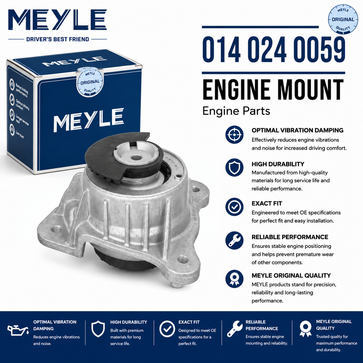 MEYLE 014 024 0059 Engine Parts,engine mounts / gear mounts