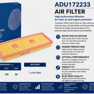 BLUE PRINT ADU172233 Filter, Air Filter