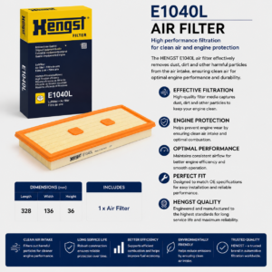 HENGST E1040L Filter, Air Filter