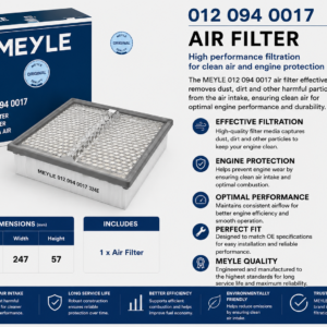 MEYLE 012 094 0017 Filter, Air Filter