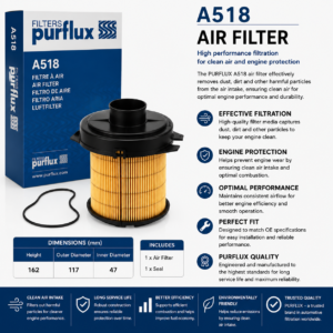 PURFLUX A518 Filter, Air Filter