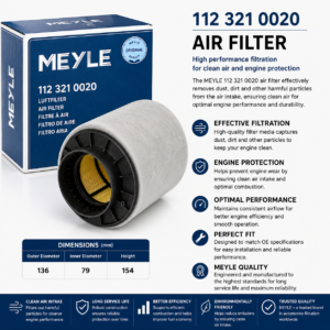 MEYLE 112 321 0020 Filter, Air Filter