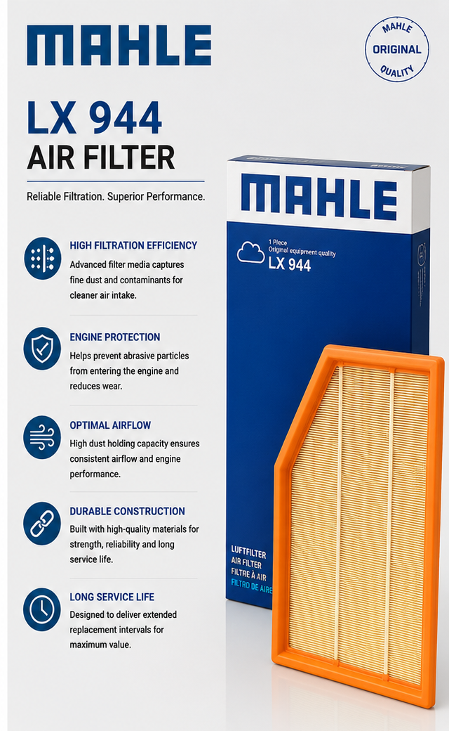 MAHLE LX 944 Filter, Air Filter