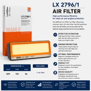 MAHLE LX 2796/1 Filter, Air Filter