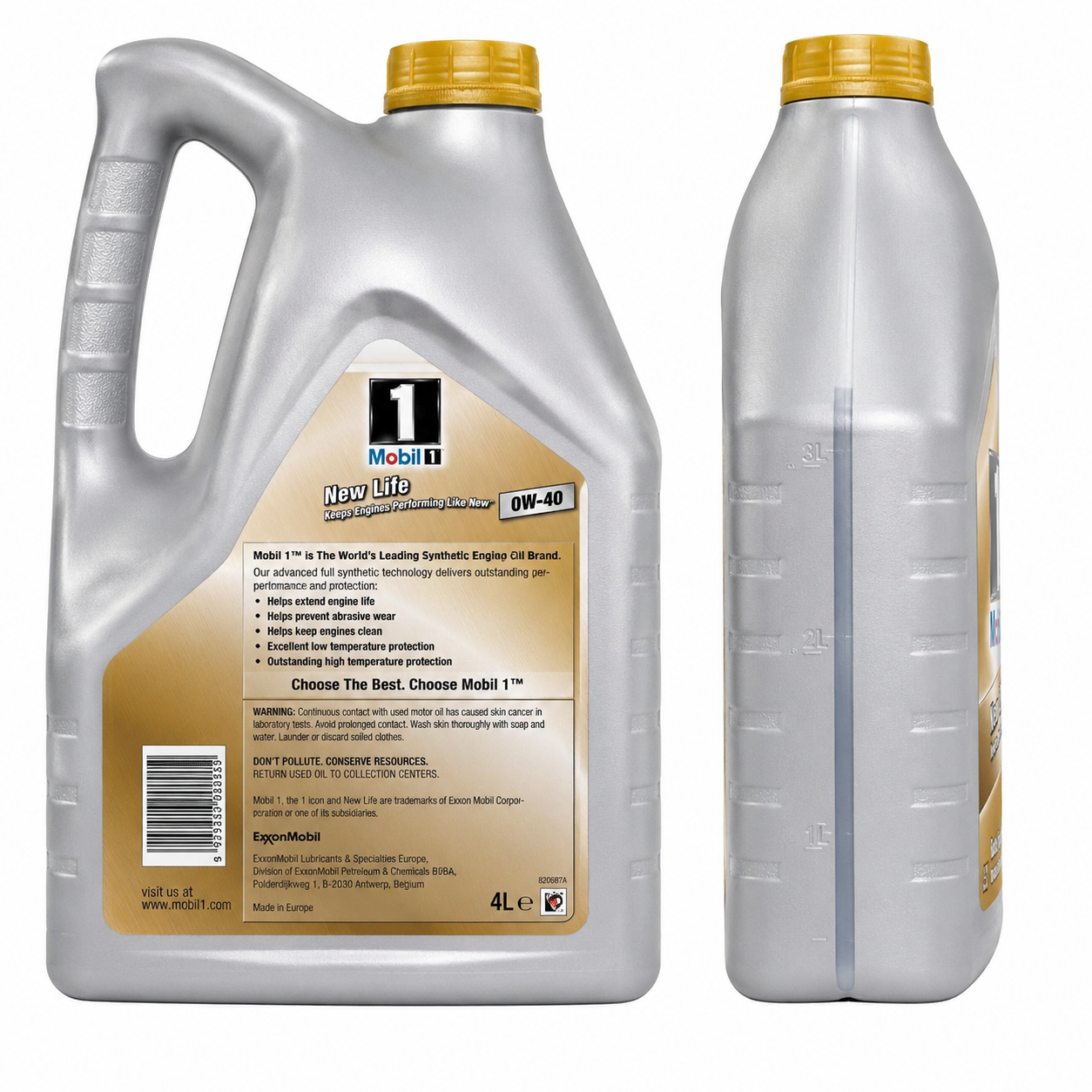 Mobil 1 0W-40 Advanced Full Synthetic Engine Oil - 5 Litre Can