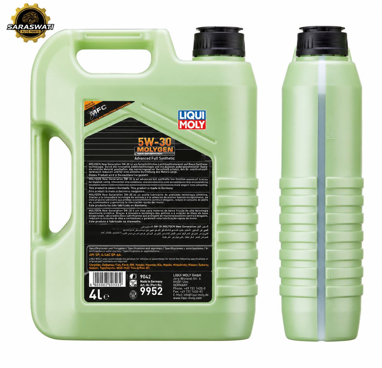Liqui Moly Molygen New Generation 5W-30 Engine Oil – 4 Litre