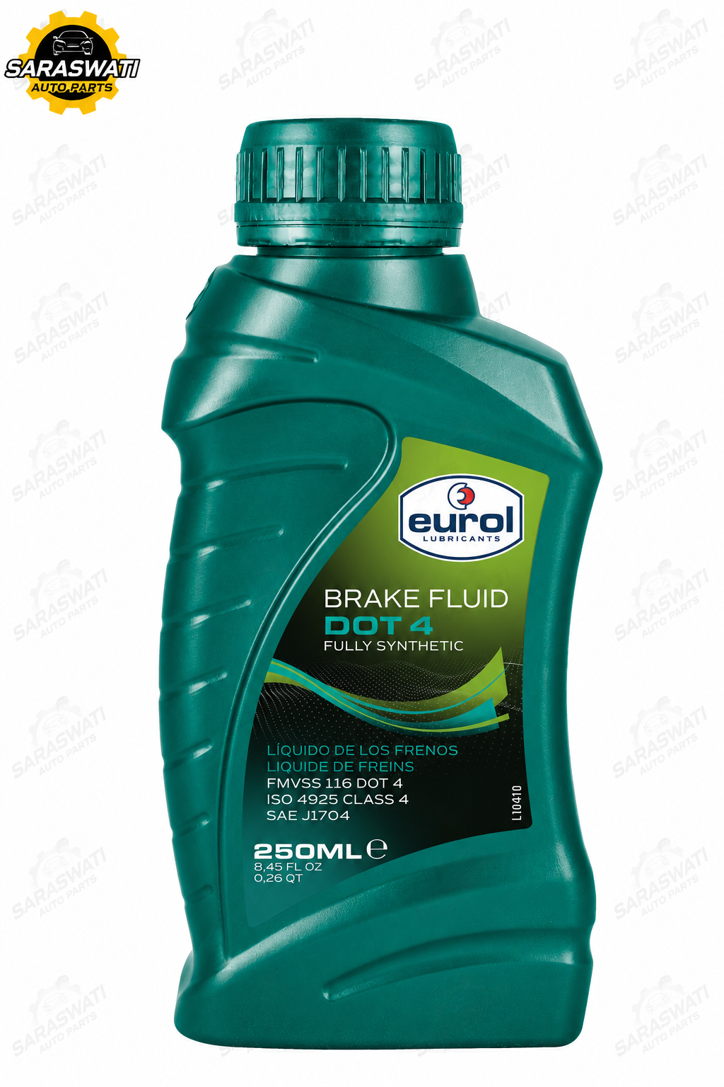 Eurol Brake Fluid DOT 4 Fully Synthetic – 250ml