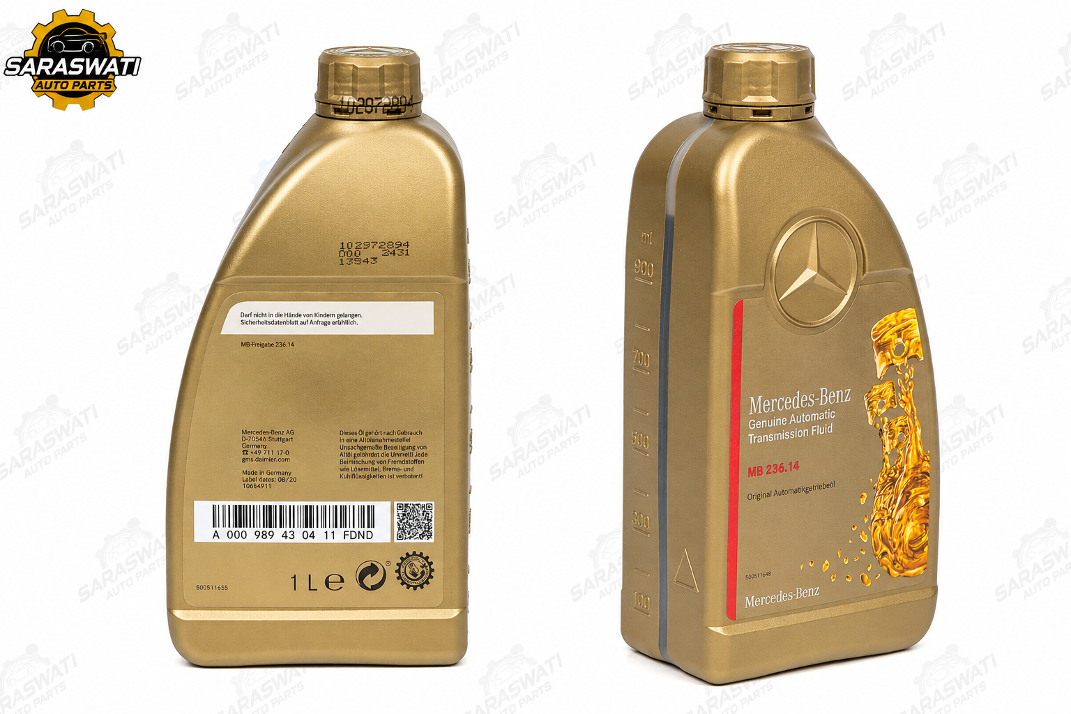 Mercedes-Benz Genuine Automatic Transmission Fluid MB 236.14 – 1 Litre