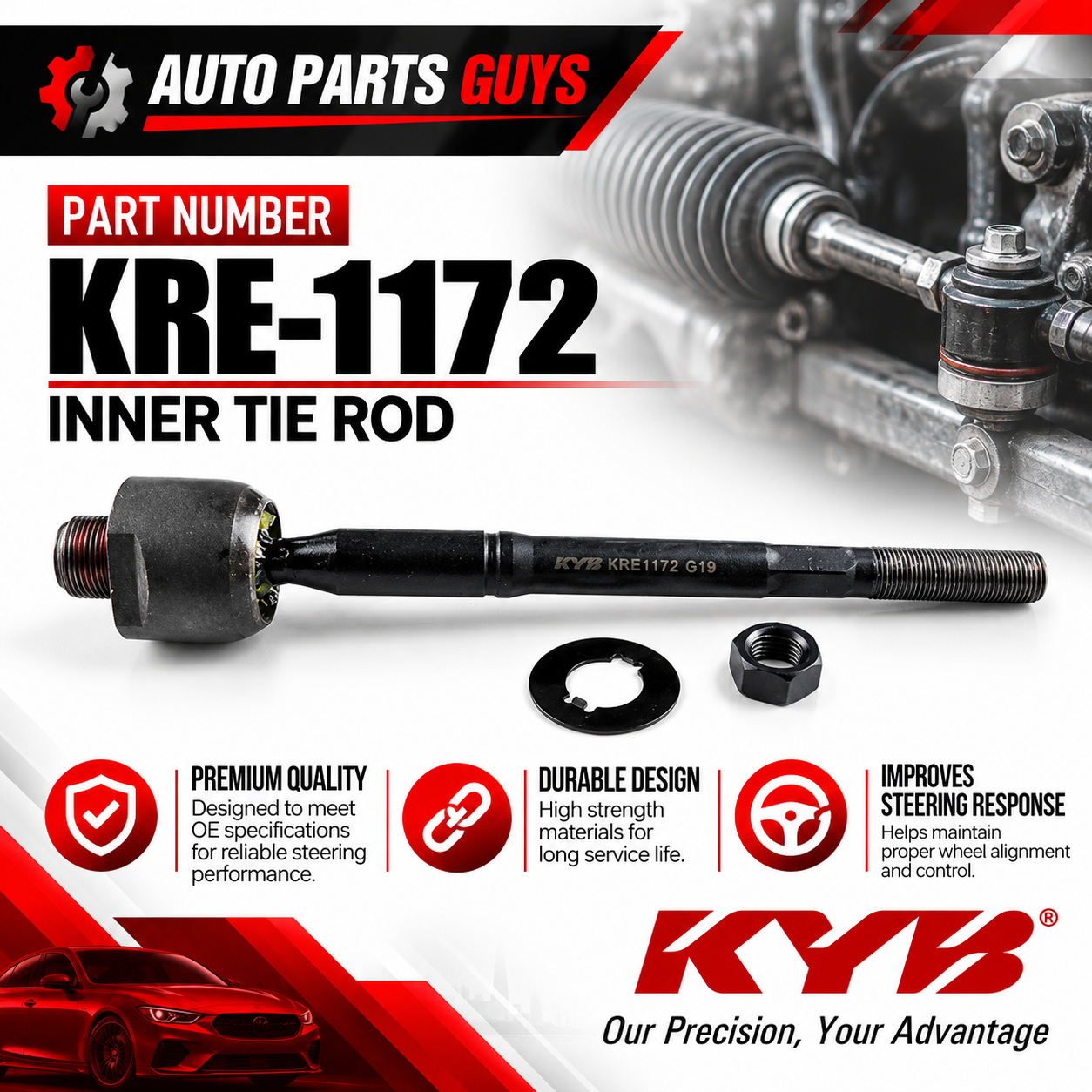 KYB KRE-1172 - RACK END