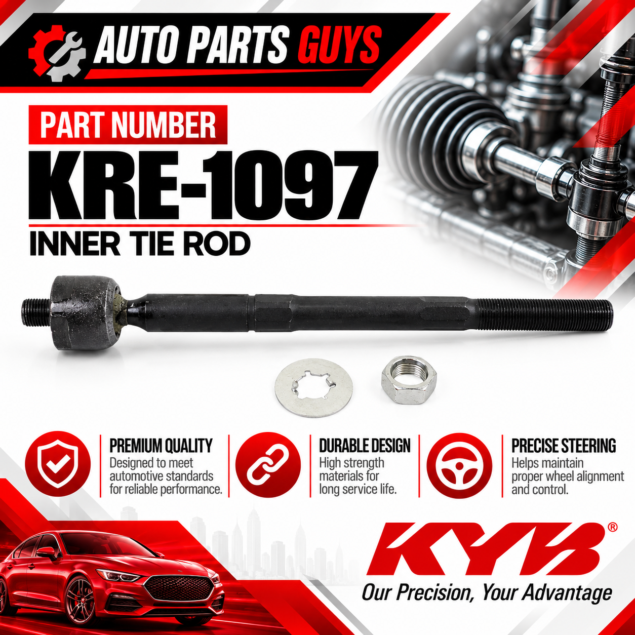 KYB KRE-1097 - RACK END