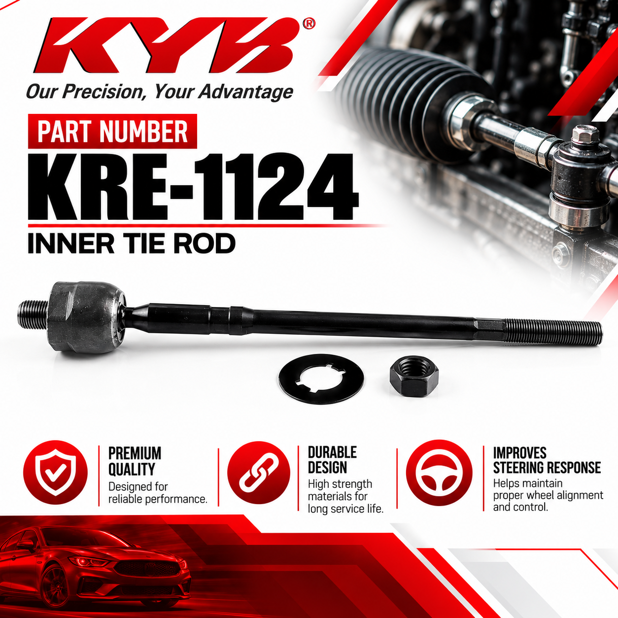 KYB KRE-1124 - RACK END