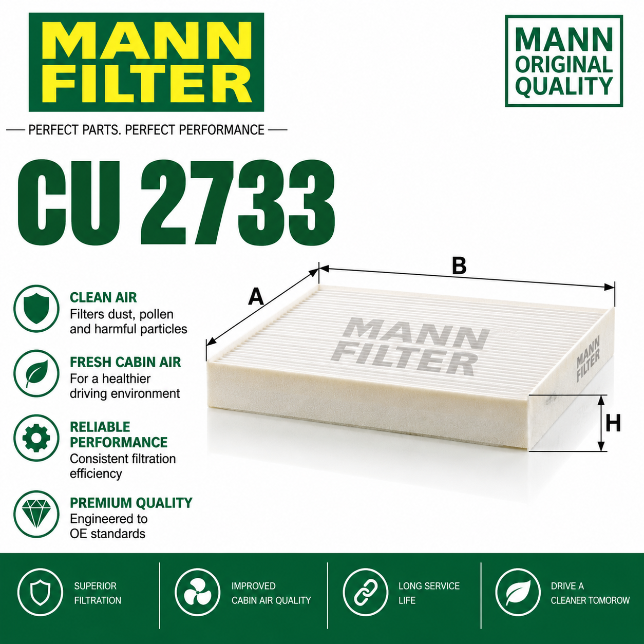 MANN CU 2733