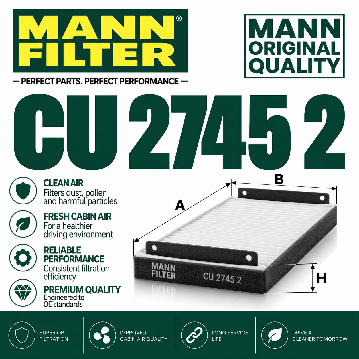 MANN CU2745 2