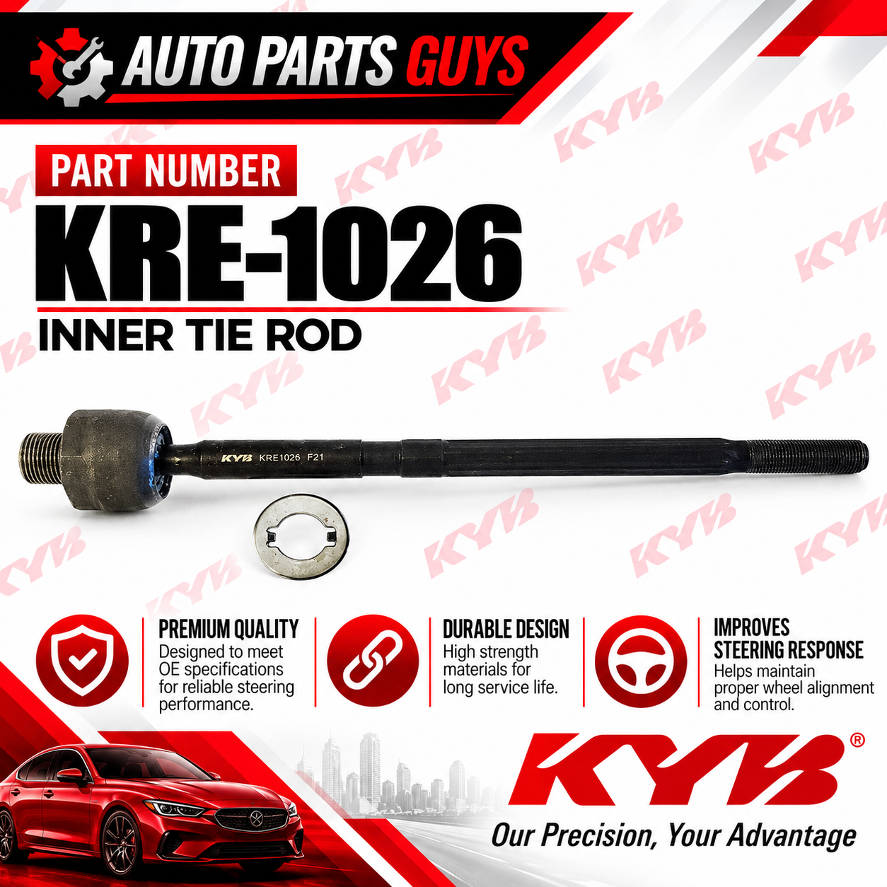 KYB KRE-1026 - RACK END
