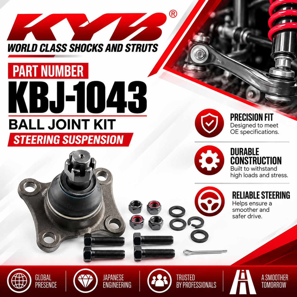 KYB KBJ-1043 - BALL JOINT
