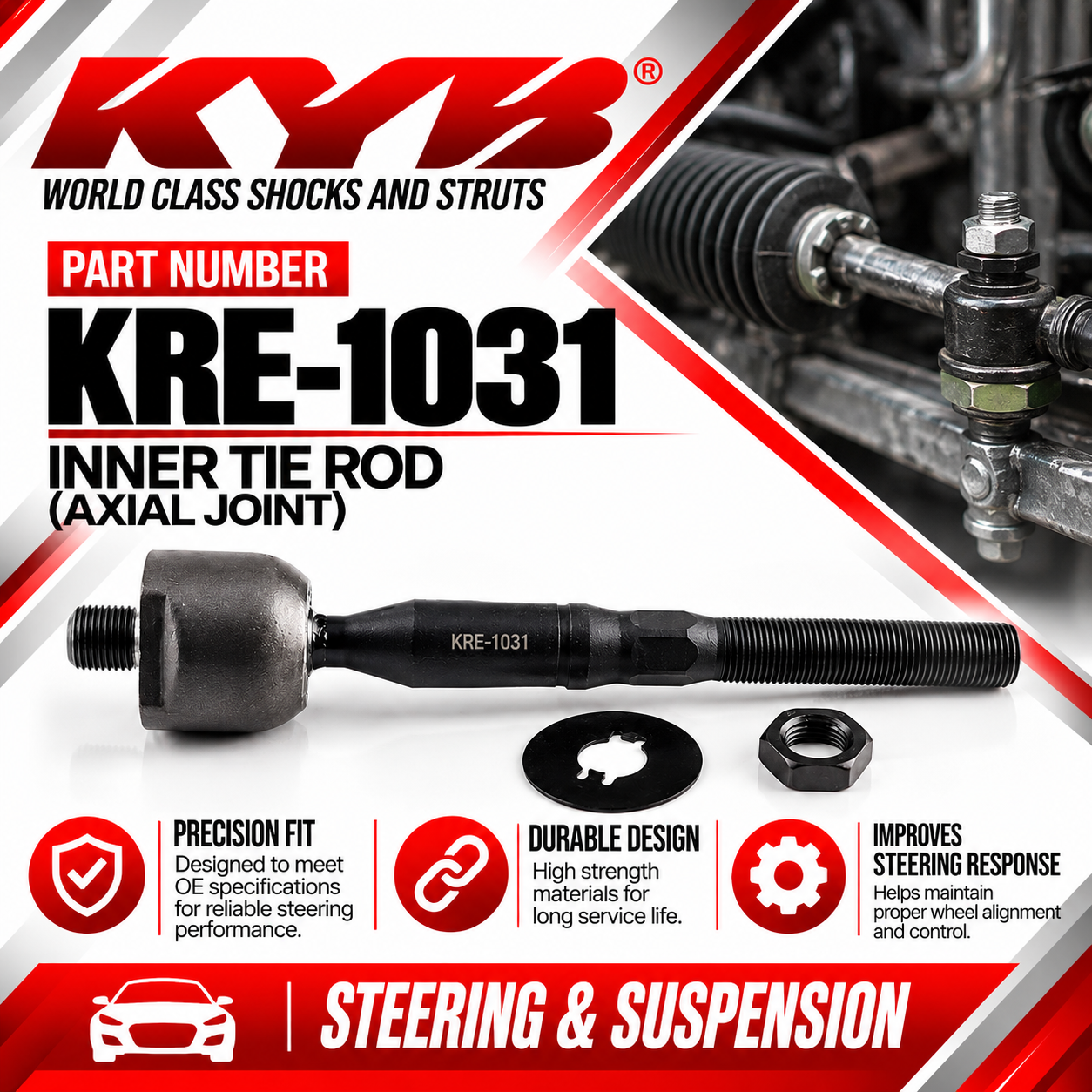 KYB KRE-1031 - RACK END