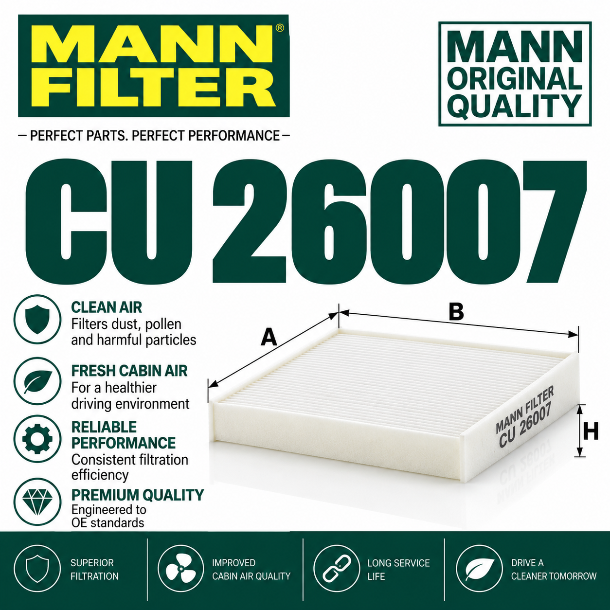 MANN CU 26007