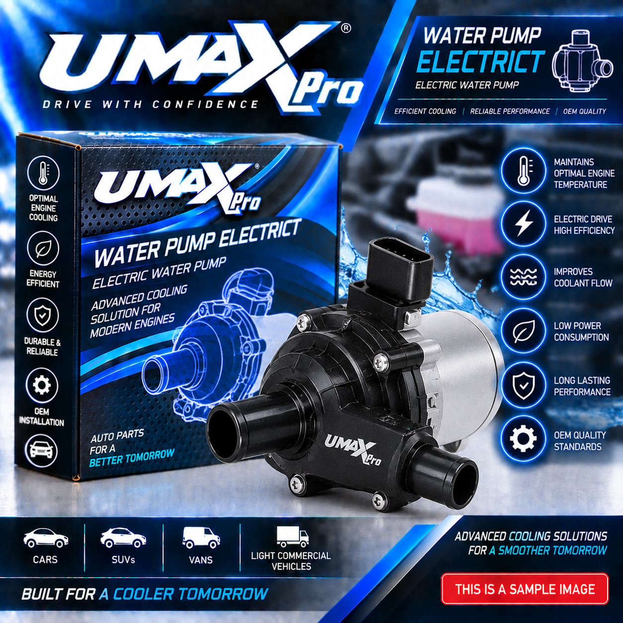 UMAX PRO 1151-7586-925 WATER PUMP