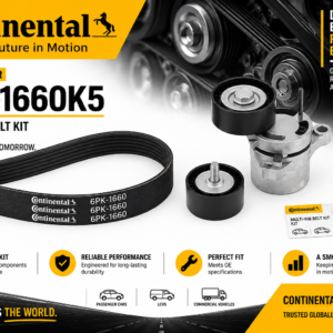 CONTINENTAL 6PK-1660K5 V-RIBBED BELT SET